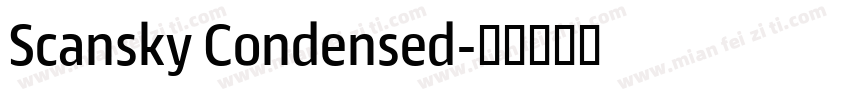 Scansky Condensed字体转换